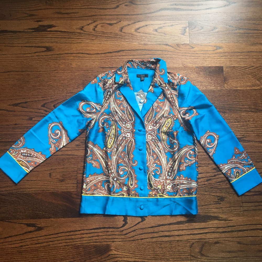 J.Crew patterned button-down shirt